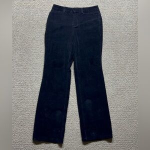 Black Corduroy dress Pants gothic dark style cotton pants